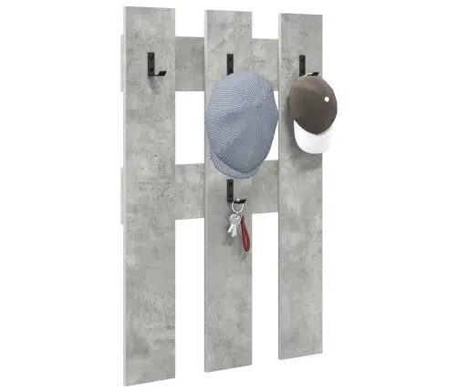 Prikabinamas Paltas Su Saugykla Betono Pilka 65 X 3 X 100 Cm