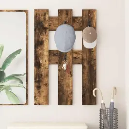 Seinale Kinnitatav Riidepuu Suitsutatud Tamm 65 X 3 X 100 Cm