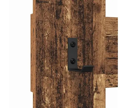 Seinale Kinnitatav Riidepuu Vana Puit 65 X 3 X 100 Cm Tehispuit