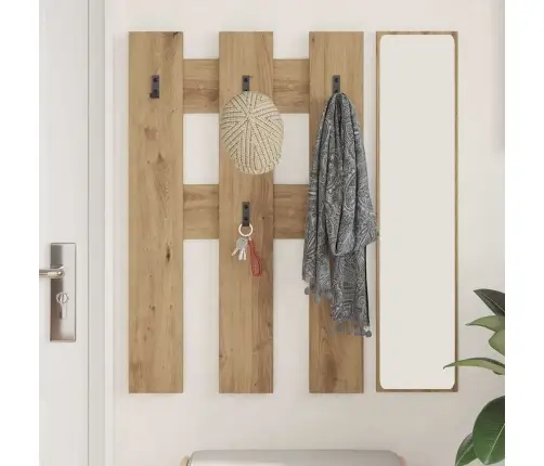 Sienas Pakaramais Amatnieku Ozola 65 X 3 X 100 Cm Vidaxl