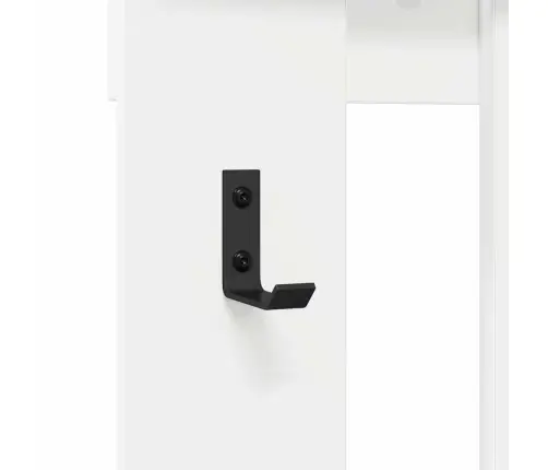 Sienas Pakaramais Balta 100 X 10 X 100 Cm Inženierijas Koks Vidaxl