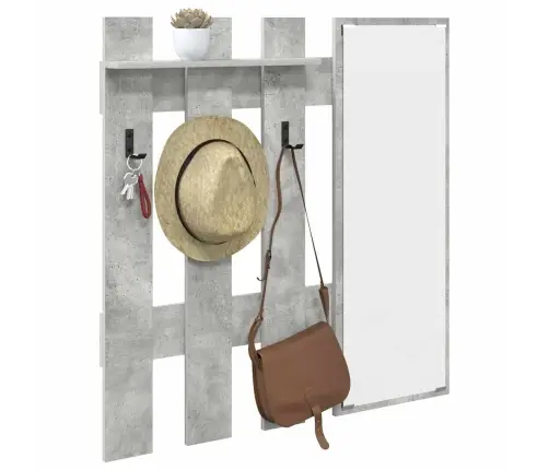 Seinale Kinnitatav Riidepuu Betoonhall 100 X 10 X 100 Cm