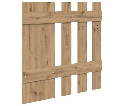 Sienas Pakaramais Amatnieku Ozols 100 X 10 X 100 Cm Vidaxl