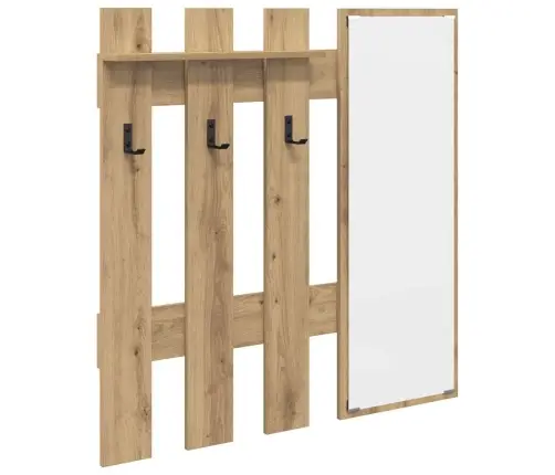 Sienas Pakaramais Amatnieku Ozols 100 X 10 X 100 Cm Vidaxl