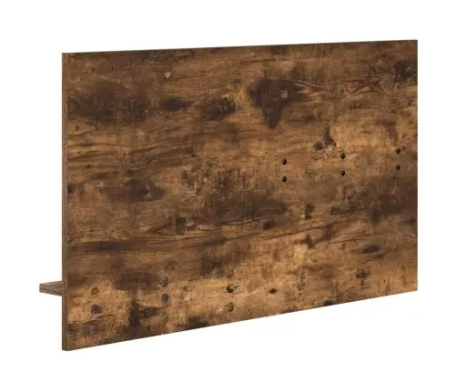 Sienas Pakaramais Dūmu Ozols 90 X 10 X 50 Cm Inženierijas Koks Vidaxl