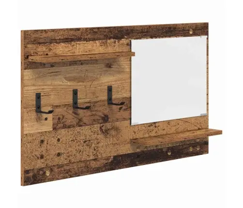 Sienas Pakaramais Vecs Koks 90 X 10 X 50 Cm Inženierijas Koks Vidaxl