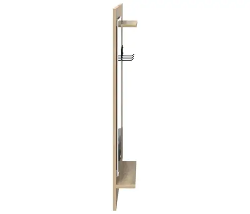 Seinale Kinnitatav Riidepuu Sonoma Tamm 70 X 10 X 90 Cm Seinale Kinnitatav Riidepuu Sonoma Tamm 70 X 10 X 90 Cm