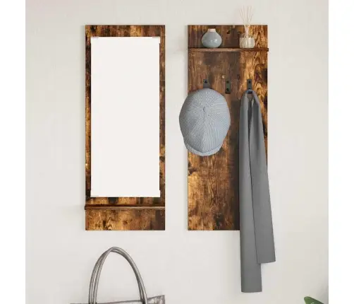 Sienas Pakaramais Dūmu Ozols 70 X 10 X 90 Cm Inženierijas Koks Vidaxl Sienas Pakaramais Dūmu Ozols 70 X 10 X 90 Cm Inženierijas Koks Vidaxl