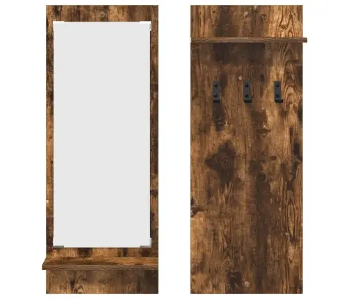 Sienas Pakaramais Dūmu Ozols 70 X 10 X 90 Cm Inženierijas Koks Vidaxl Sienas Pakaramais Dūmu Ozols 70 X 10 X 90 Cm Inženierijas Koks Vidaxl