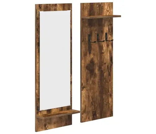 Sienas Pakaramais Dūmu Ozols 70 X 10 X 90 Cm Inženierijas Koks Vidaxl Sienas Pakaramais Dūmu Ozols 70 X 10 X 90 Cm Inženierijas Koks Vidaxl