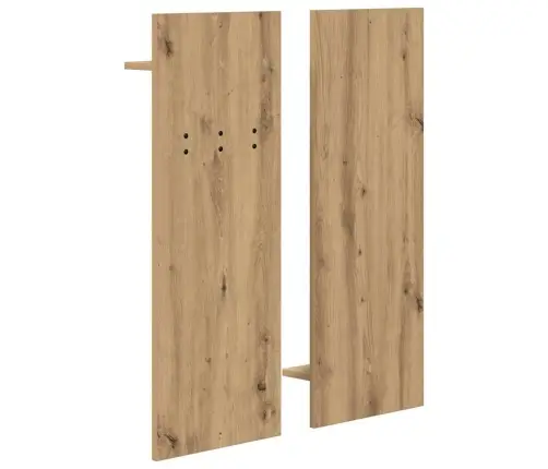 Prikabinamas Paltas Su Lentyna Artisano Ąžuolo 70 X 10 X 90 Cm