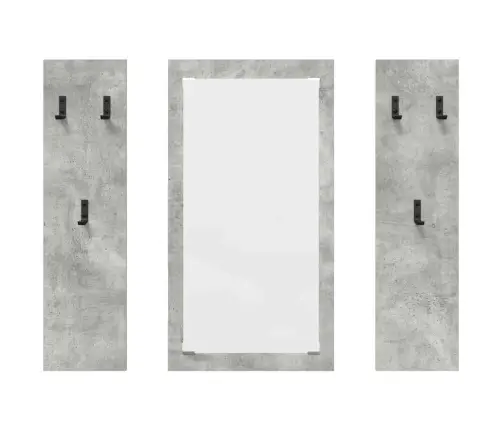 Seinale Kinnitatav Riidepuu Betoonhall 96 X 1,5 X 90 Cm