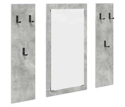 Seinale Kinnitatav Riidepuu Betoonhall 96 X 1,5 X 90 Cm