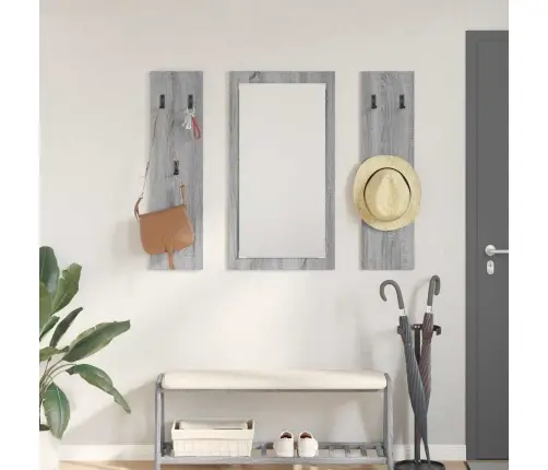 Seinale Kinnitatav Riidepuu Hall Sonoma 96 X 1.5 X 90 Cm