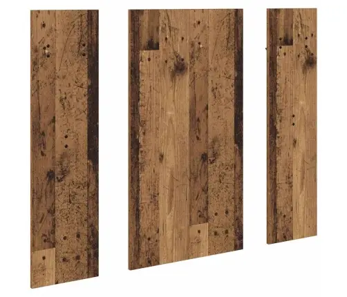 Seinale Kinnitatav Riidepuu Peegliga Vana Puit 96 X 1,5 X 90 Cm