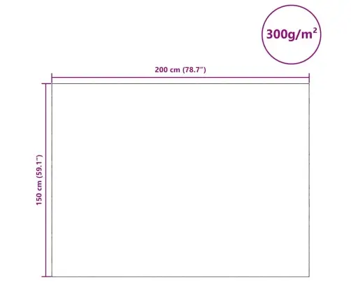 Pārvietošanas Segas 5 Gabali 150X200 Cm Audums 300 G/㎡ Vidaxl