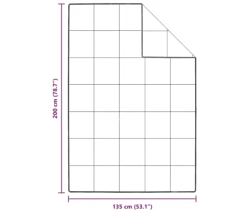 Sega Ar Spilvenu 2 Pcs Balta 135 X 200 Cm Dūnas Vidaxl