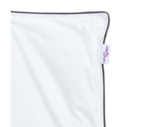 Sega Ar Spilvenu 2 Pcs Balta 135 X 200 Cm Dūnas Vidaxl