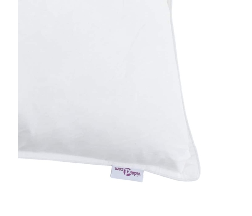 Sega Ar Spilvenu 2 Pcs Balta 135 X 200 Cm Dūnas Vidaxl