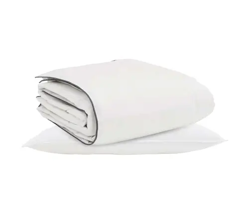 Talve Tek Padjaga 2 Pcs Valge Down Feather