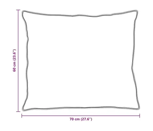 Sega Ar Spilvenu 2 Pcs Balta 150 X 200 Cm Dūnas Vidaxl