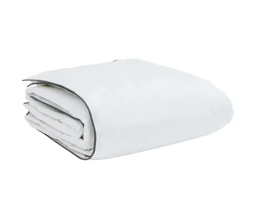 Sega Ar Spilvenu 2 Pcs Balta 135 X 220 Cm Dūnas Vidaxl