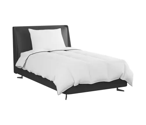 Sega Ar Spilvenu 2 Pcs Balta 140 X 220 Cm Dūnas Vidaxl