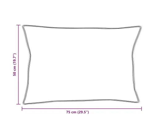 Sega Ar Spilvenu 2 Pcs Balta 140 X 220 Cm Dūnas Vidaxl
