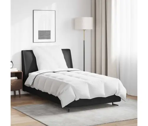 Sega Ar Spilvenu 2 Pcs Balta 140 X 220 Cm Dūnas Vidaxl