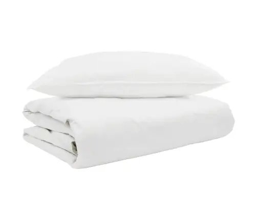 Vasaros Antklodė Su Pagalve 2 Pcs Balta Plunksna