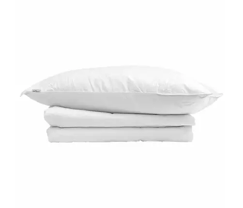 Vasaros Antklodė Su Pagalve 2 Pcs Balta Plunksna