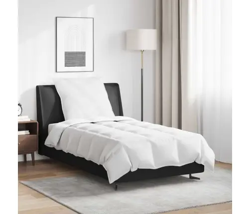 Sega Ar Spilvenu 2 Pcs Balta 140 X 200 Cm Dūnas Vidaxl