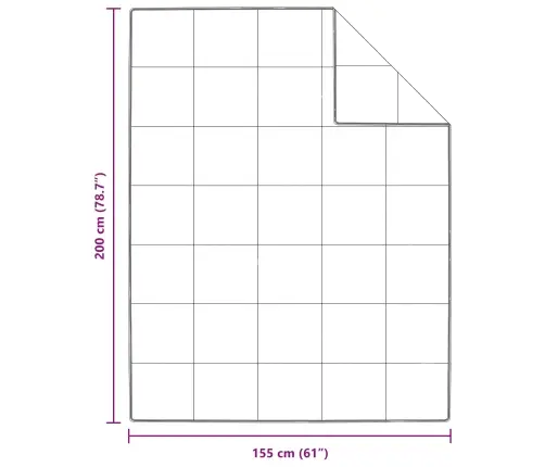 Sega Ar Spilvenu 2 Pcs Balta 155 X 200 Cm Dūnas Vidaxl