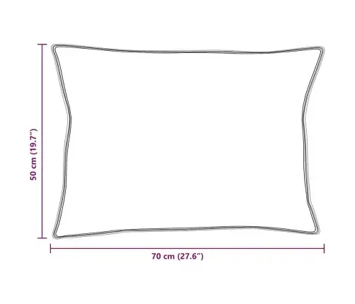 Sega Ar Spilvenu 2 Pcs Balta 155 X 200 Cm Dūnas Vidaxl