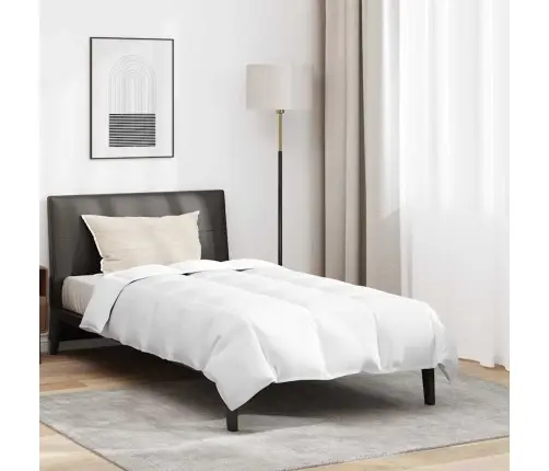 Sega Ar Spilvenu 2 Pcs Balts 135 X 200 Cm Dūnas Vidaxl