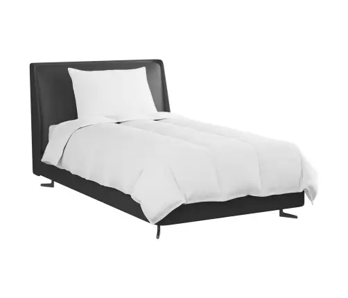 Sega Cits Ar Spilvenu 2 Pcs Balts 140 X 220 Cm Dūnas Vidaxl