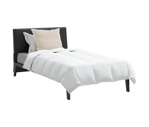 Sega Ar Spilvenu 2 Pcs Balta 135 X 200 Cm Dūnas Vidaxl