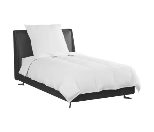 Sega Ar Spilvenu 2 Pcs Balta 135 X 220 Cm Dūnas Vidaxl