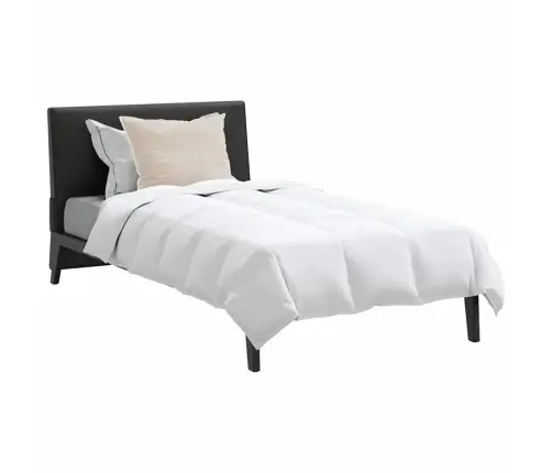 Sega Ar Spilvenu 2 Pcs Balta 140 X 220 Cm Dūnas Vidaxl