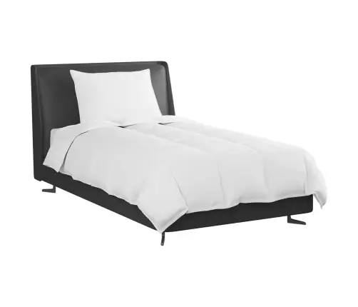 Sega Ar Spilvenu 2 Pcs Balta 140 X 220 Cm Dūnas Vidaxl