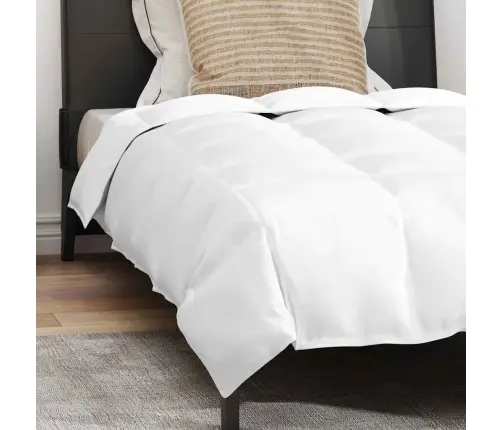 Sega Ar Spilvenu 2 Pcs Balta 140 X 220 Cm Dūnas Vidaxl