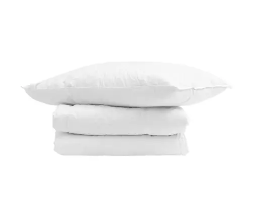 Talve Tek Padjaga 2 Pcs Valge Down Feather