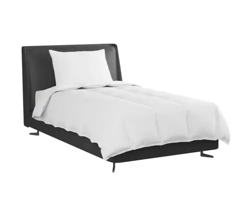 Sega Ar Spilvenu 2 Pcs Balta 140 X 200 Cm Dūnas Vidaxl