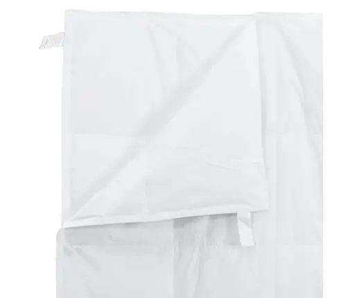 Sega Ar Spilvenu 2 Pcs Balta 140 X 200 Cm Dūnas Vidaxl