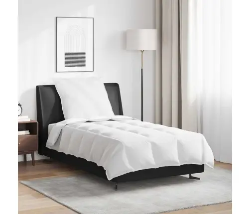 Sega Ar Spilvenu 2 Pcs Balta 140 X 200 Cm Dūnas Vidaxl