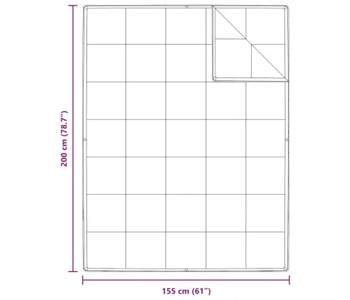 Sega Ar Spilvenu 2 Pcs Balta 155 X 200 Cm Dūnas Vidaxl