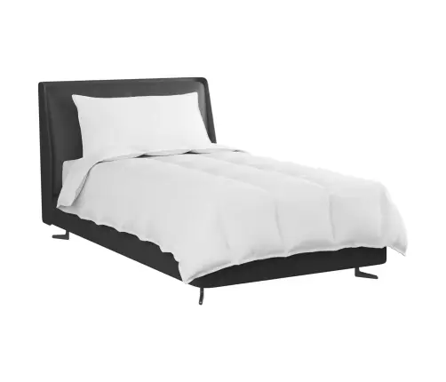 Sega Ar Spilvenu 2 Pcs Balta 155 X 200 Cm Dūnas Vidaxl