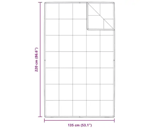 Sega Ar Spilvenu 2 Pcs Balta 135 X 220 Cm Dūnas Vidaxl
