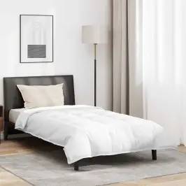 2-In-1 Segu Ar Spilvenu 2 Pcs Balts Dūnu Spalva Vidaxl