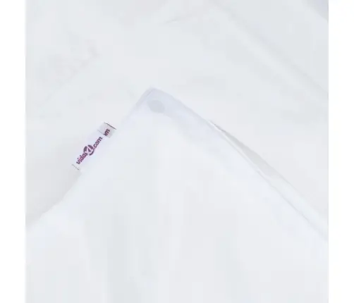 2-In-1 Ühepoolsed Tekk Padjaga 2 Pcs Valge Down Feather